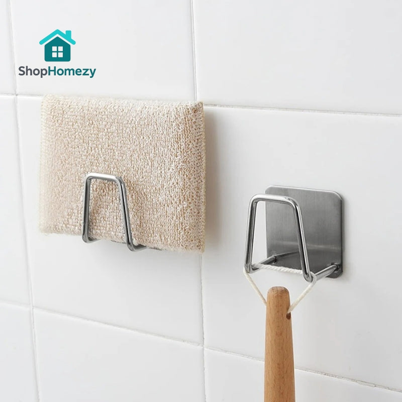 Support mural inox 304™– Rangez vos éponges et gardez un évier impeccable.