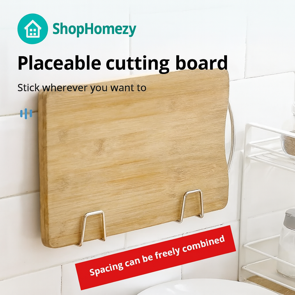 Support mural inox 304™– Rangez vos éponges et gardez un évier impeccable.